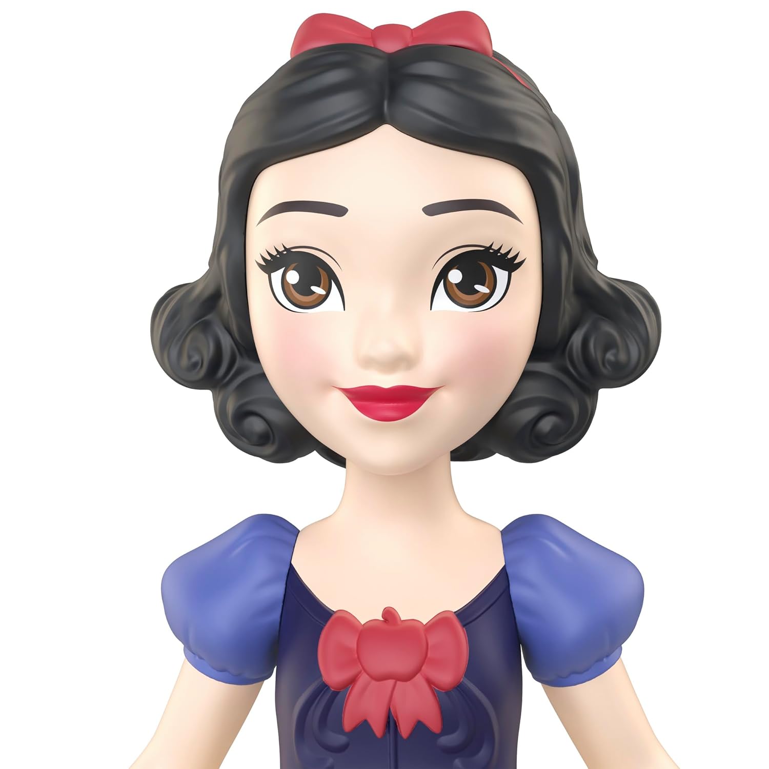 Disney Princess Snow White Posable Small Doll in Shiny Outfit with Removable Skirt, Inspired by Movie for Kids Ages 3+