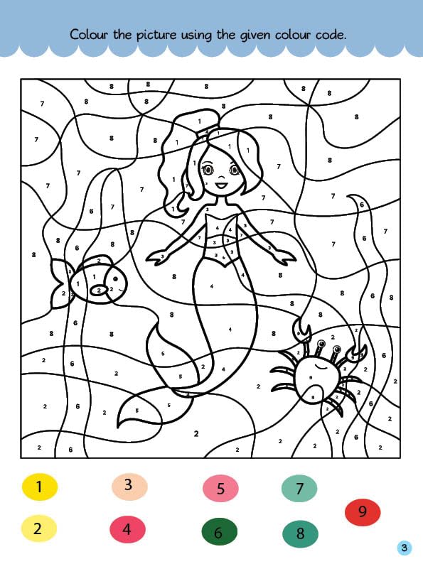 Booktopus My Big Sticker and Activity Book 3 for Kids Ages 4+
