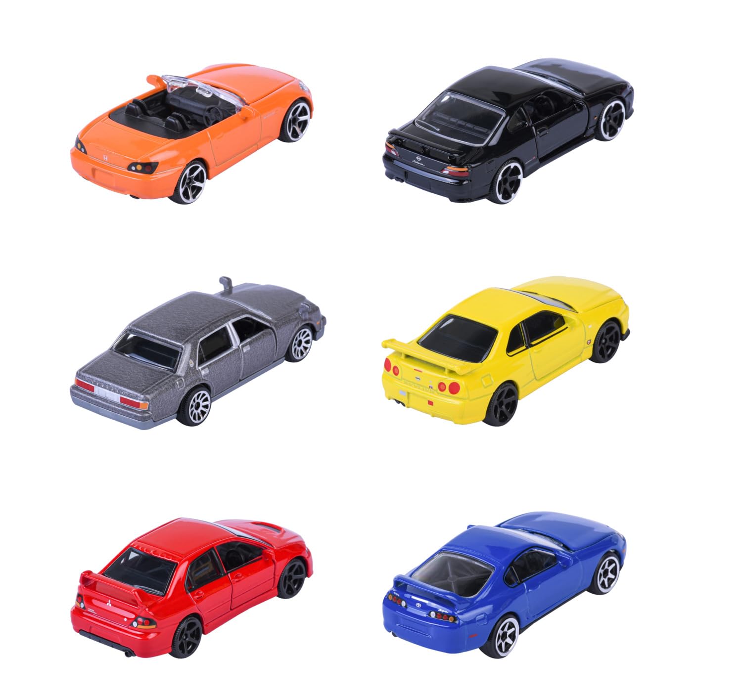 Majorette Auto JDM Legends Premium - Metal Toy Car with Freewheel, Suspension & Opening Parts for Kids & Collectors Styles & Design May Vary - Only 1 Model Included