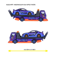 Majorette Auto JDM Legends Tuning Transporter Playset with Vehicles for Kids & Collectors Styles & Design May Vary - Only 1 Model Included