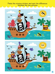 Booktopus My Big Sticker and Activity Book 4 for Kids Ages 4+