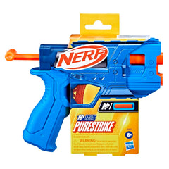 Nerf N Series Purestrike Blaster, 2 Official Nerf N1 Darts Compatible Only with Nerf N1 Blasters, Pull Back Priming, Kids Gifts, Ages 8+