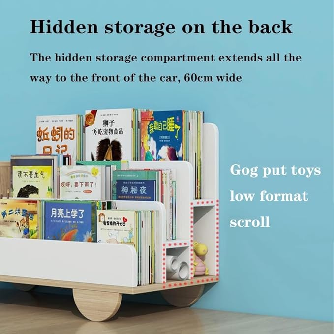 Kiddies Kingdom Bus Shelf Push Cart Organisers For Ages 3 and Above