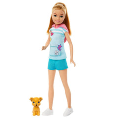 Barbie Stacie Doll with Pet Dog, from Barbie and Stacie to The Rescue Movie For Kids Ages 3+