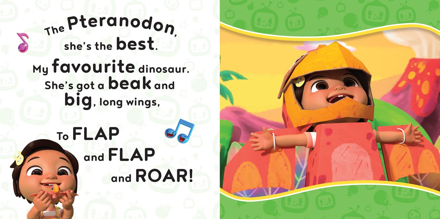 CoComelon Sing Song: DINOSAUR SONG Board Book for Ages 18 months Above
