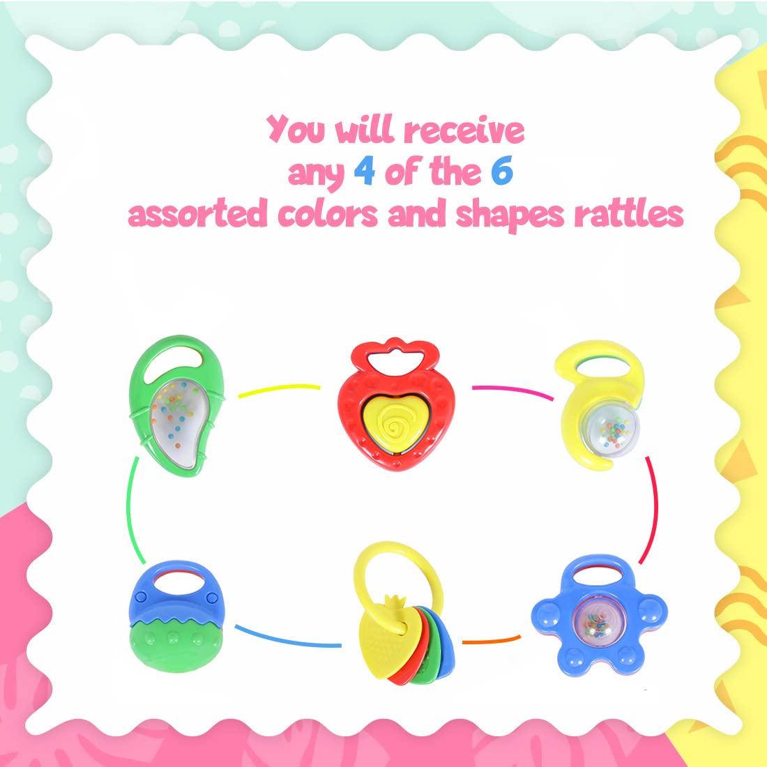 Buy Simba ABC Rattle Toy Set for 3 Months and Above Kids Online at Best ...