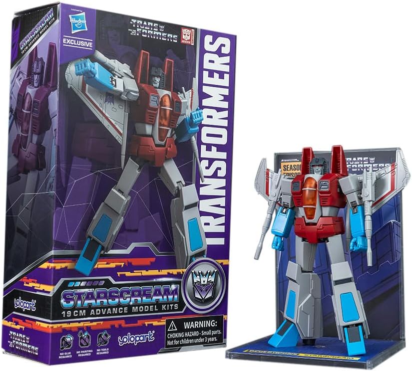 Transformers AMK Series W2 Generation One Starscream Collectible Action Figure For Kids Ages 15+