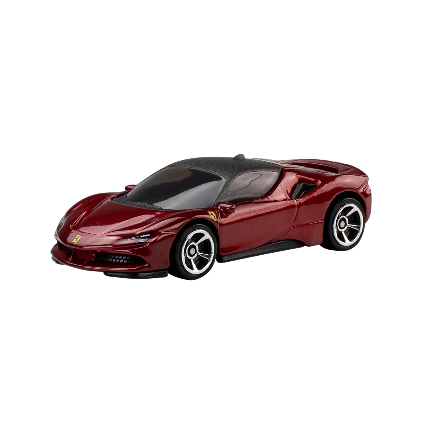 Hot Wheels Die-Cast Ferrari Cars 5-Pack in 1:64 Scale Officially Licensed Set of 5 Ferrari Collectible Vehicles