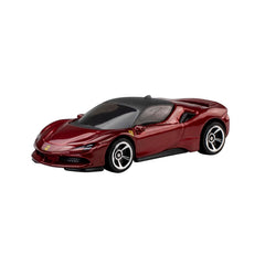 Hot Wheels Die-Cast Ferrari Cars 5-Pack in 1:64 Scale Officially Licensed Set of 5 Ferrari Collectible Vehicles