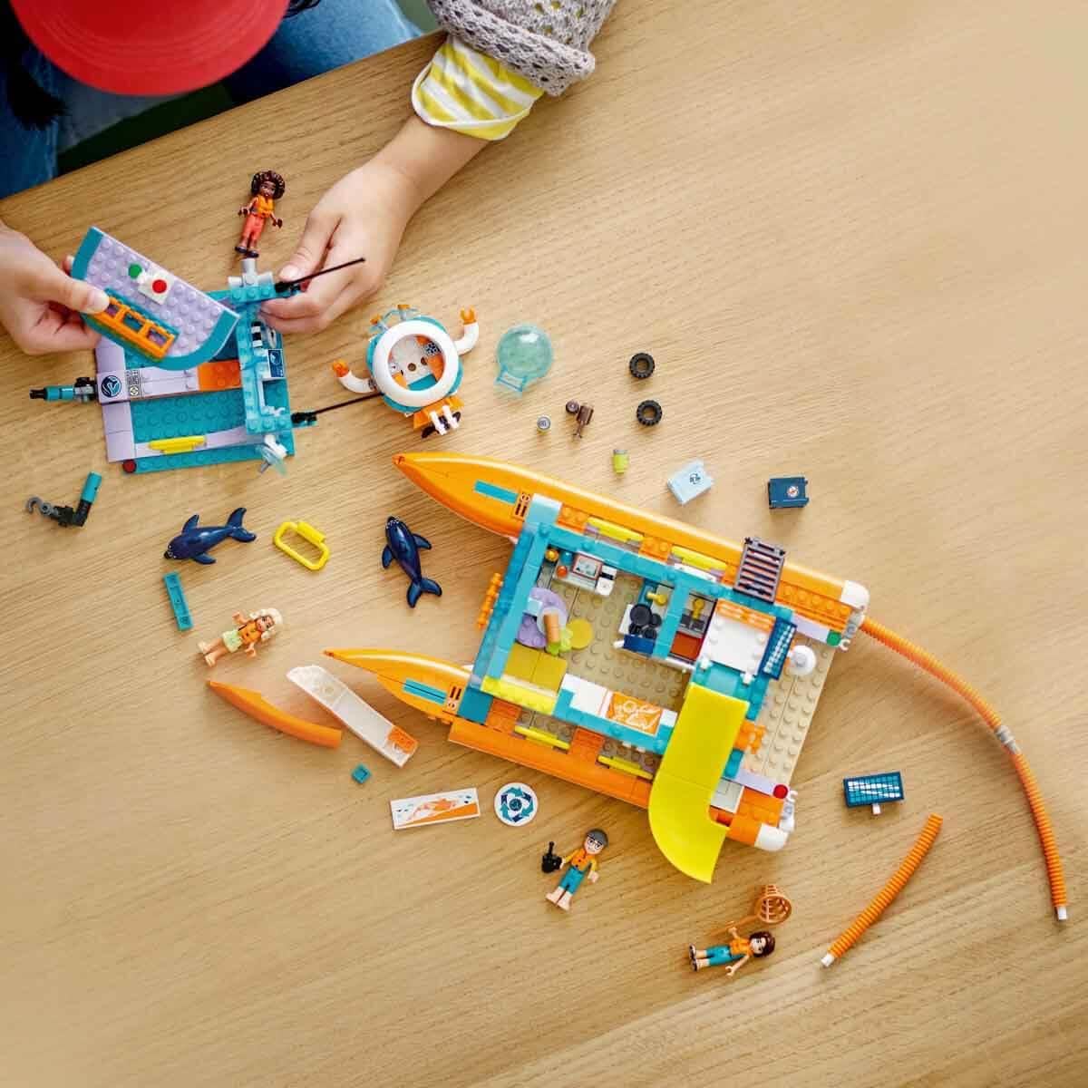 LEGO Friends Sea Rescue Boat Building Kit For Ages 7+