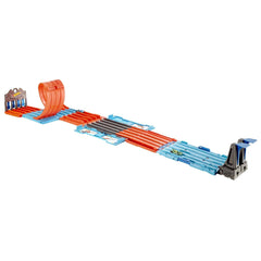 Hot Wheels Race Crate with 3 Stunts in 1 Set Portable Storage for Kids Ages 6 to10 Years