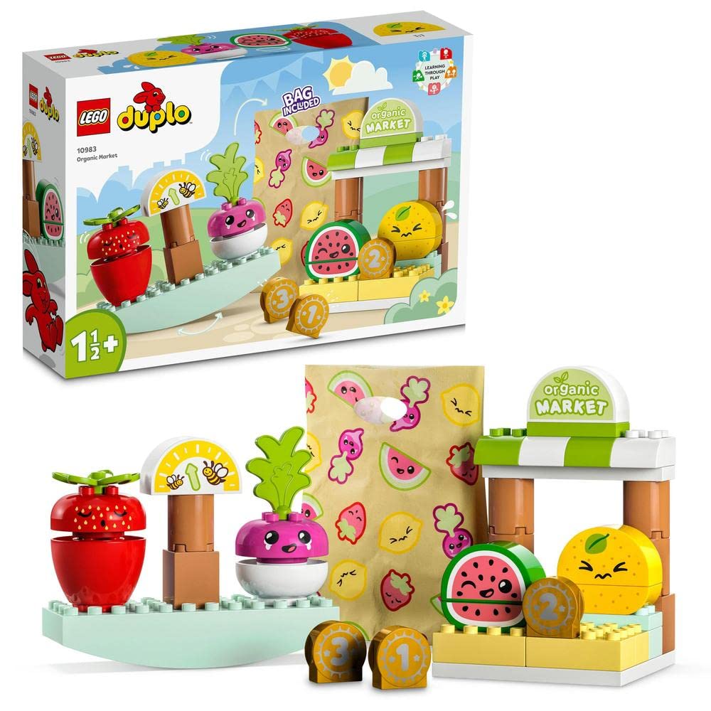 LEGO Duplo My First Organic Market Building Kit for Ages 2+