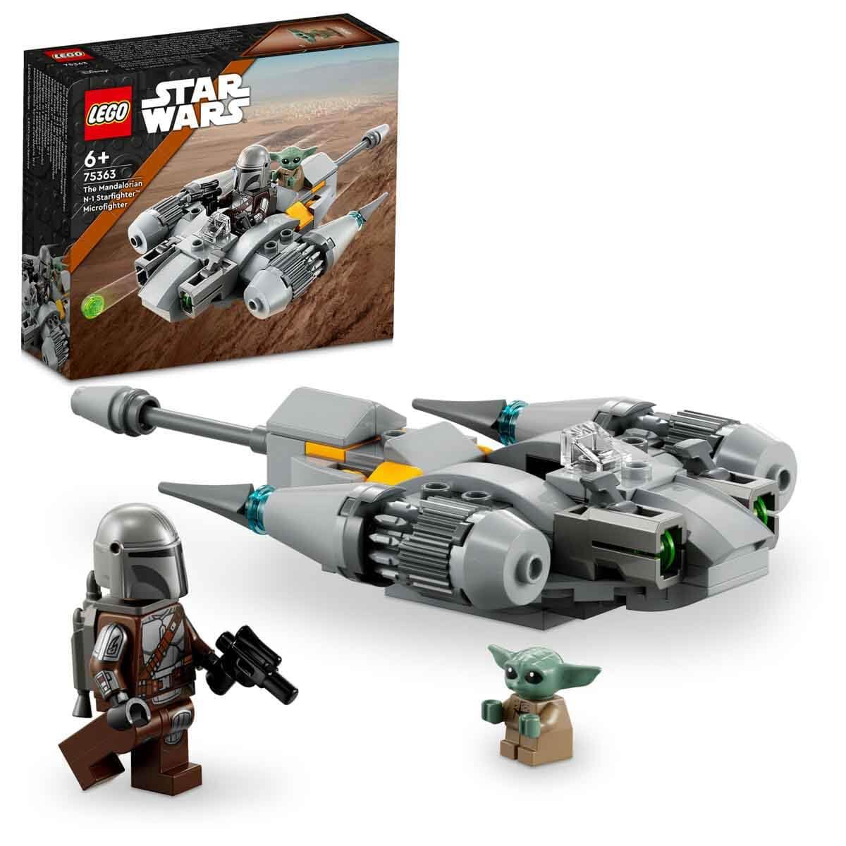 LEGO Star Wars The Mandalorian's N-1 Starfighter Microfighter Building Kit for Ages 6+