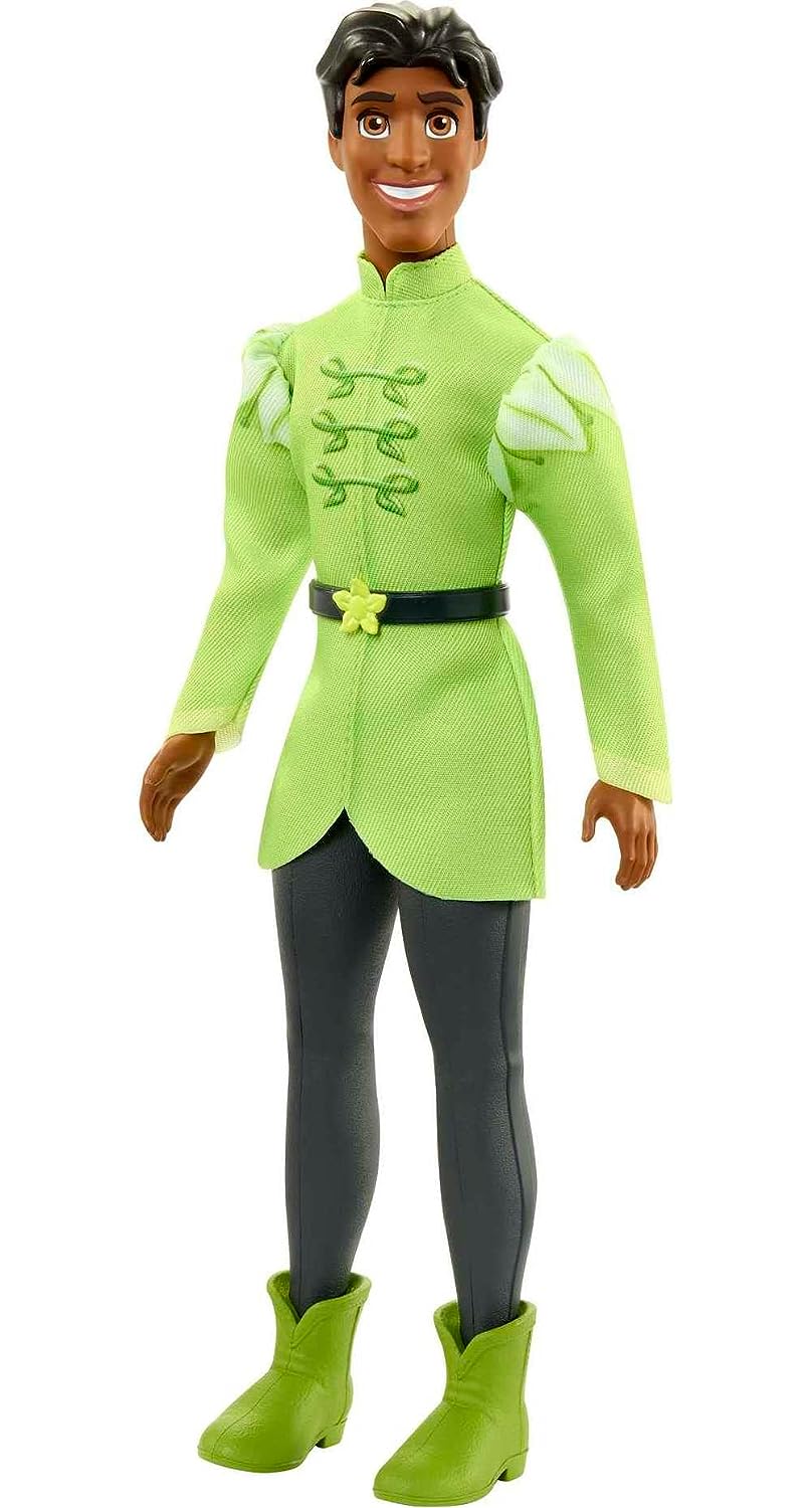 Disney Princess Posable Prince Naveen Fashion Doll In Signature Look Inspired By The Disney Movie The Princess and The Frog For Kids Ages 3+