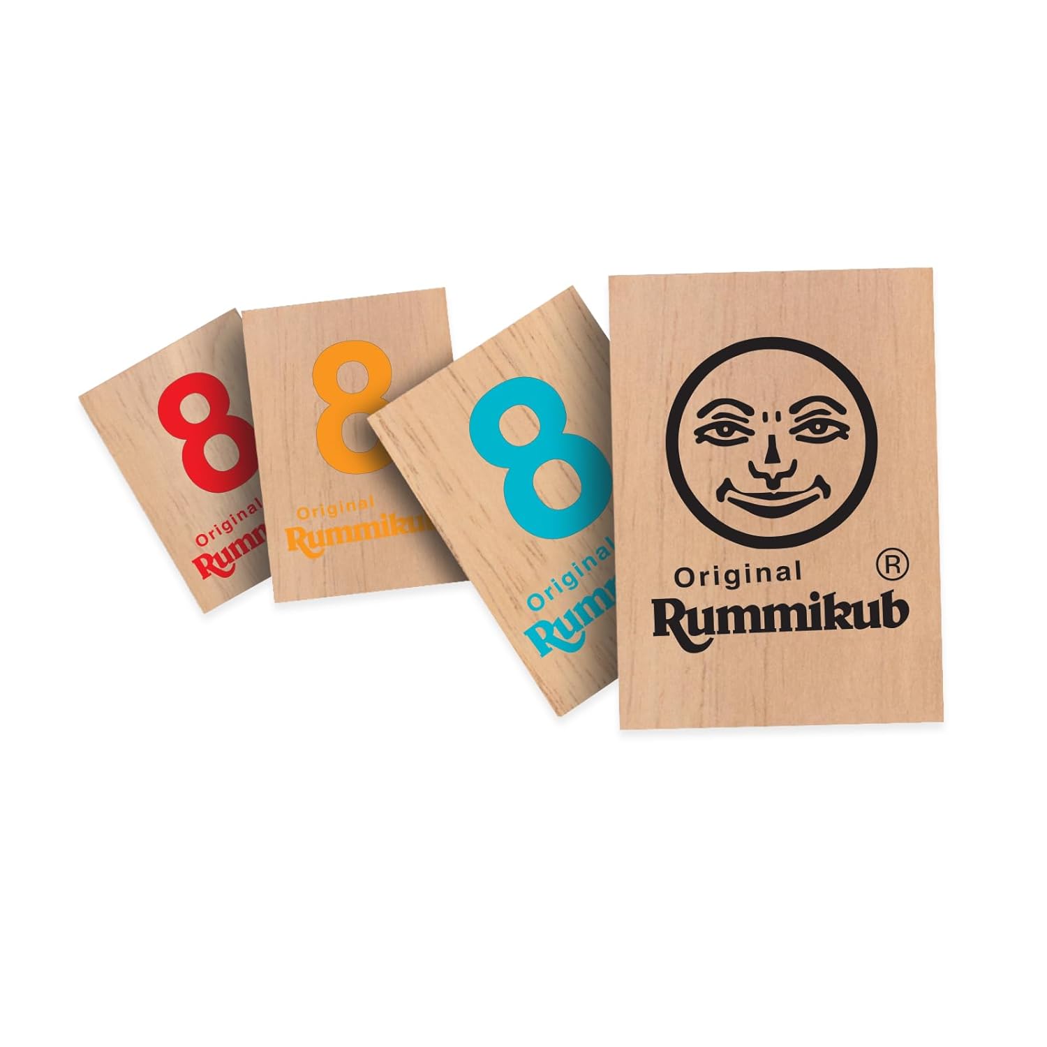 Funskool Games Rummikub Wooden Tiles, 2-4 Players Strategy Fun Family Game for Ages 7 Years+