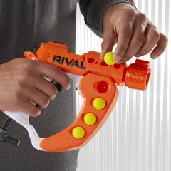Nerf Rival Curve Shot - Flex XXI-100 Blaster Toy Gun with Fire Rounds to Curve Features for Ages 14+