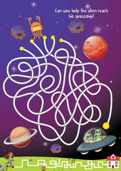 Booktopus Never Bored With Mazes Book Two for Kids Ages 4+