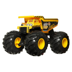 Hot Wheels 1:24 Scale Oversized Monster Truck Gotta Dump Die-Cast Toy Truck with Giant Wheels and Cool Designs