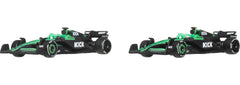 Hot Wheels Premium Formula 1 Toy Car 2-Pack, Set of 2 1:64 Scale Die-Cast Scale KICK Sauber F1 Team Racecars Featuring #27 Nico Hulkenberg & #5 Gabriel Bortoleto
