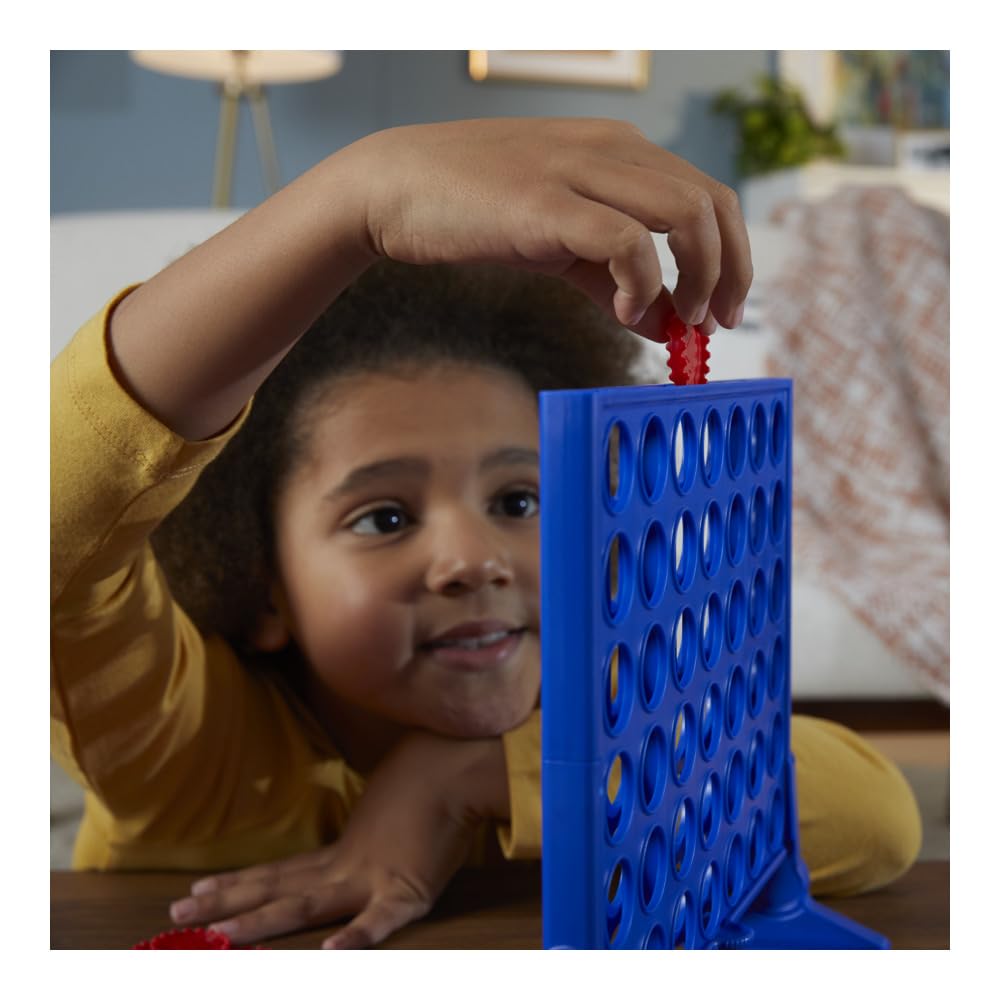 Hasbro Gaming The Classic Game of Connect 4 Strategy Board Game for Kids; 2 Player Board Games for Ages 6 Years and Up