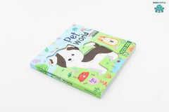 Booktopus Square Puzzle Board Book - Pet World Learning Puzzle with Easy Grip Pieces - Educational Toys for Kids 4+