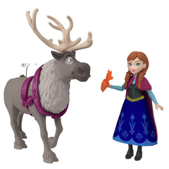 Disney Frozen Story Pack with 6 Key Characters, Small Dolls Figures and Accessories Inspired by Disney Frozen Movies Giftset for Kids Ages 3+