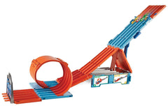 Hot Wheels Race Crate with 3 Stunts in 1 Set Portable Storage for Kids Ages 6 to10 Years