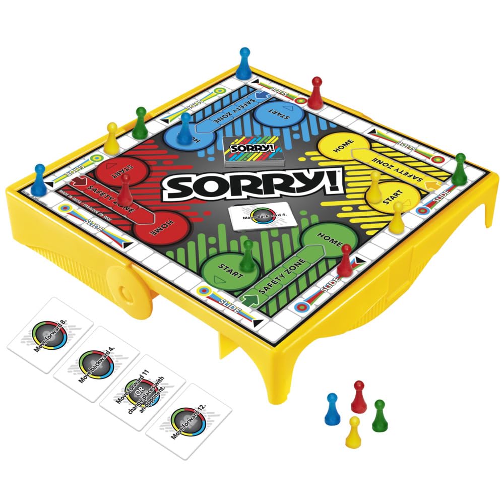 Hasbro Gaming Sorry Grab & Go For Kids Ages 6 And Up