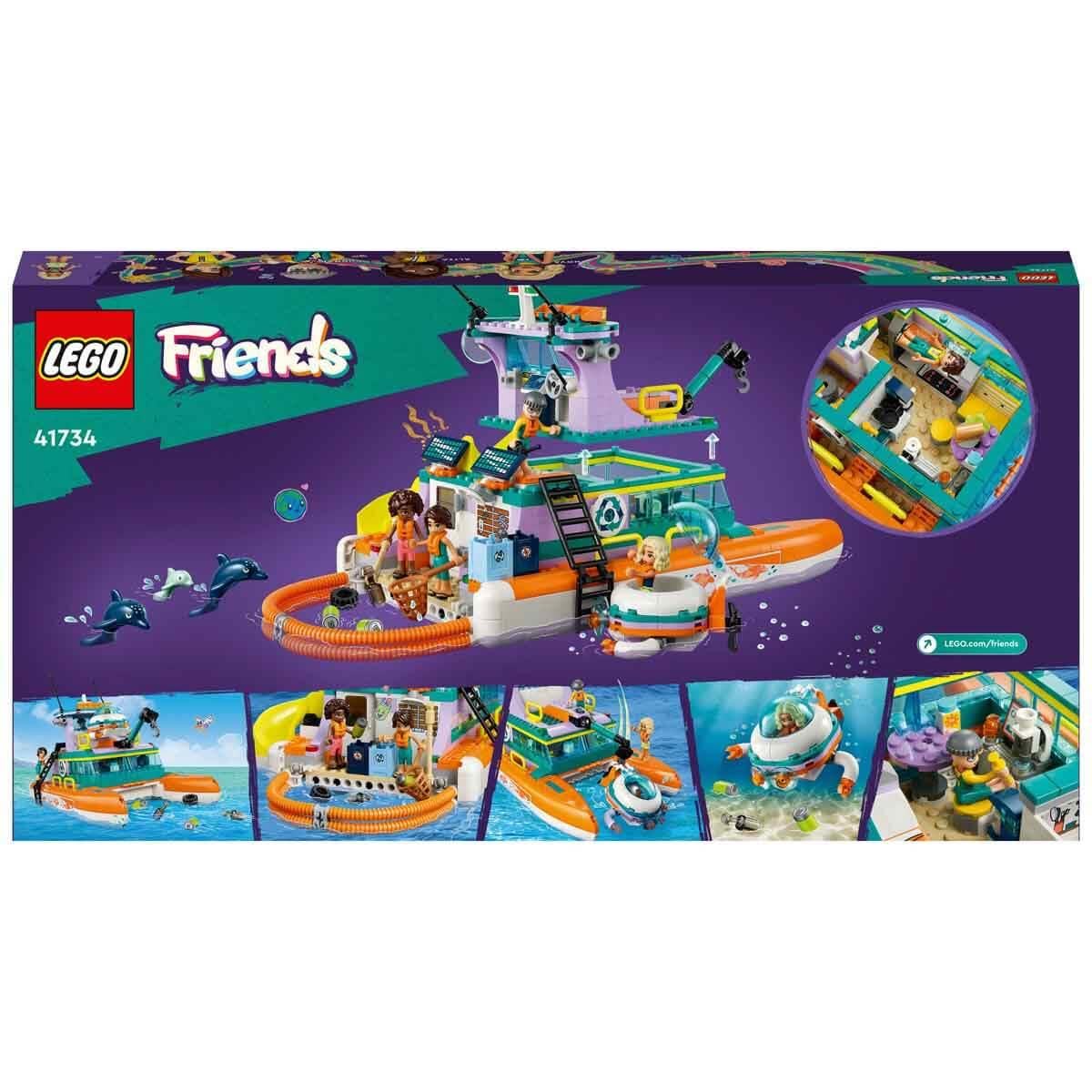 LEGO Friends Sea Rescue Boat Building Kit For Ages 7+