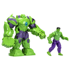 Marvel Avengers Mech Strike Monster Hunters Monster Smash with 6-Inch-Scale Hulk Deluxe Action Figure for Kids Ages 4 Years and Up