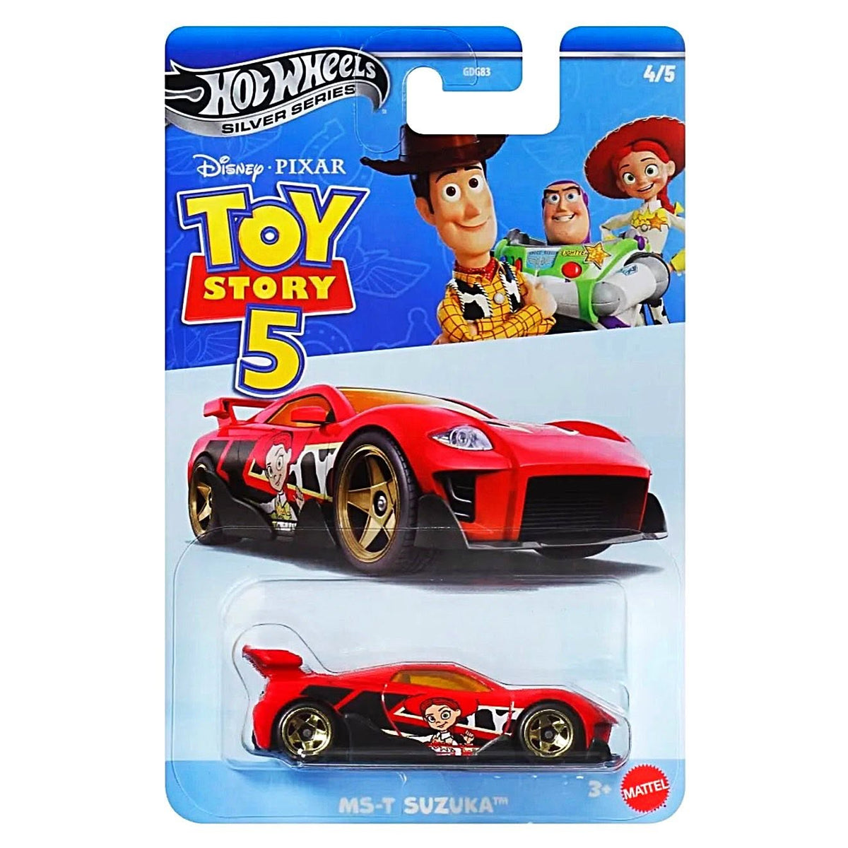 Hot Wheels Silver Series Toy Story 5 MS-T Suzuka Toy Car for Ages 3+