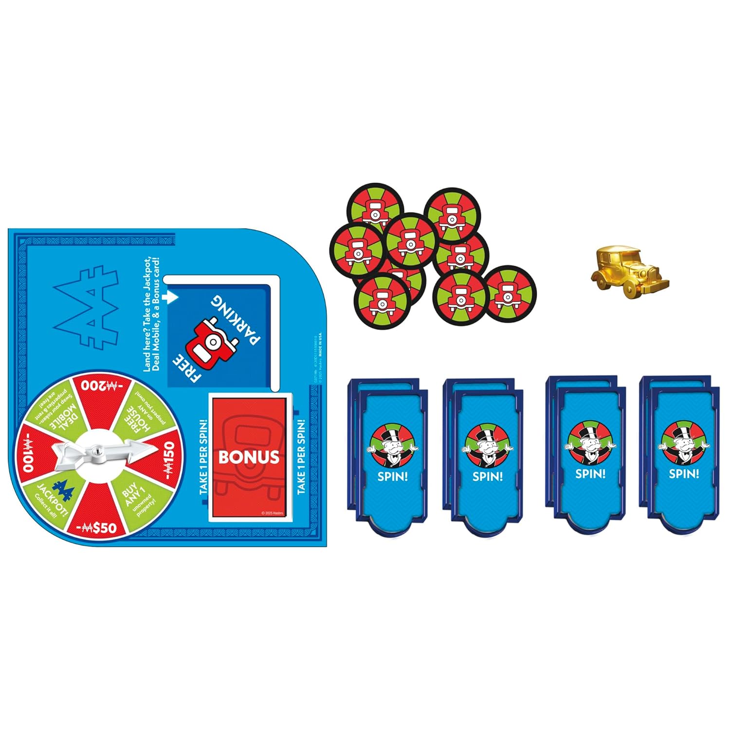 Monopoly Free Parking Jackpot Expansion | Add More Fun to Classic Monopoly Game and Play Faster For Kids Ages 8+