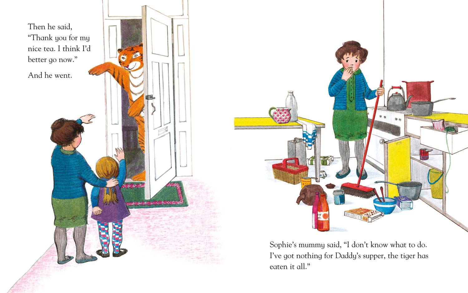 Judith Kerr The Tiger Who Came To Tea (Board Book) for ages 3+