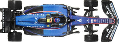 Hot Wheels Premium Formula 1 Toy Car 2-Pack, Set of 2 1:64 Scale Die-Cast Scale Atlassian Williams Racing Racecars Featuring #55 Carlos Sainz & #23 Alexander Albon
