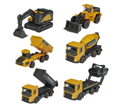 Majorette Volvo Construction 3 Car Pack - Design & Style May Vary, Only 1 Pack Included
