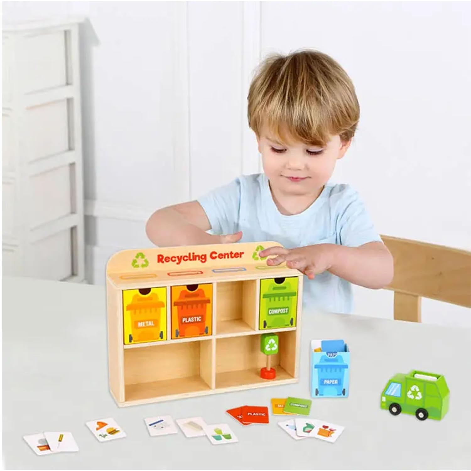 Kiddies Kingdom Tiny Trash Hub Games For Ages 2 Years and Above