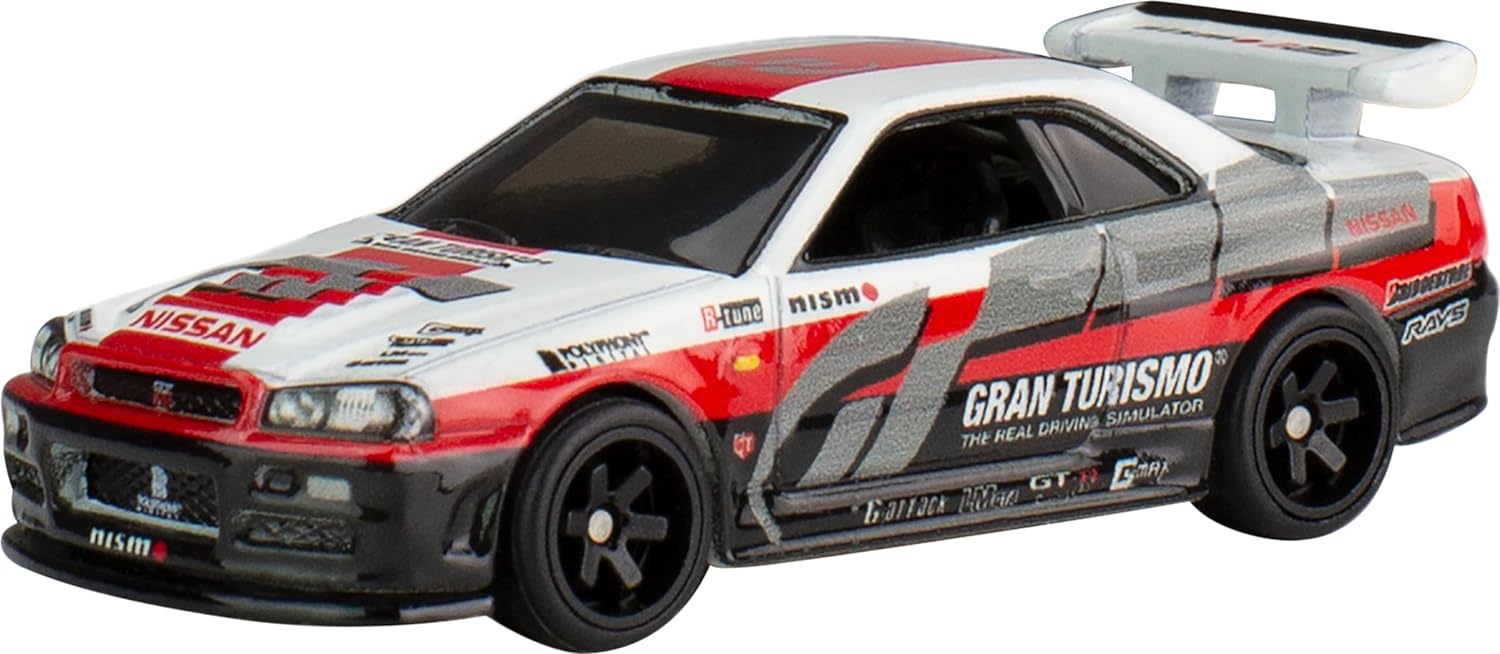 Hot Wheels 1:64 Scale Premium NISSAN SKYLINE GTR Toy Car for Ages 4+