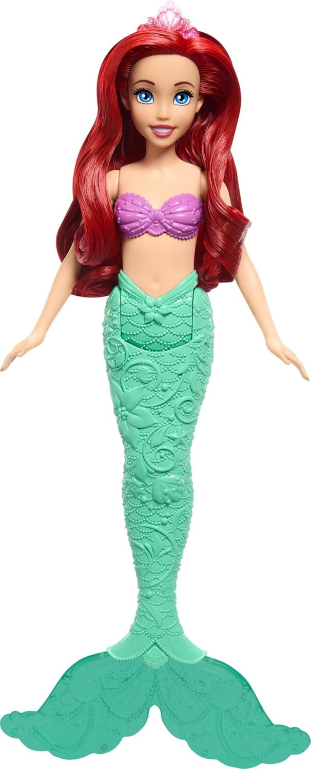 Disney Princess Mattel Ariel Mermaid Fashion Doll & 2 Mermaid Sister Dolls, Posable