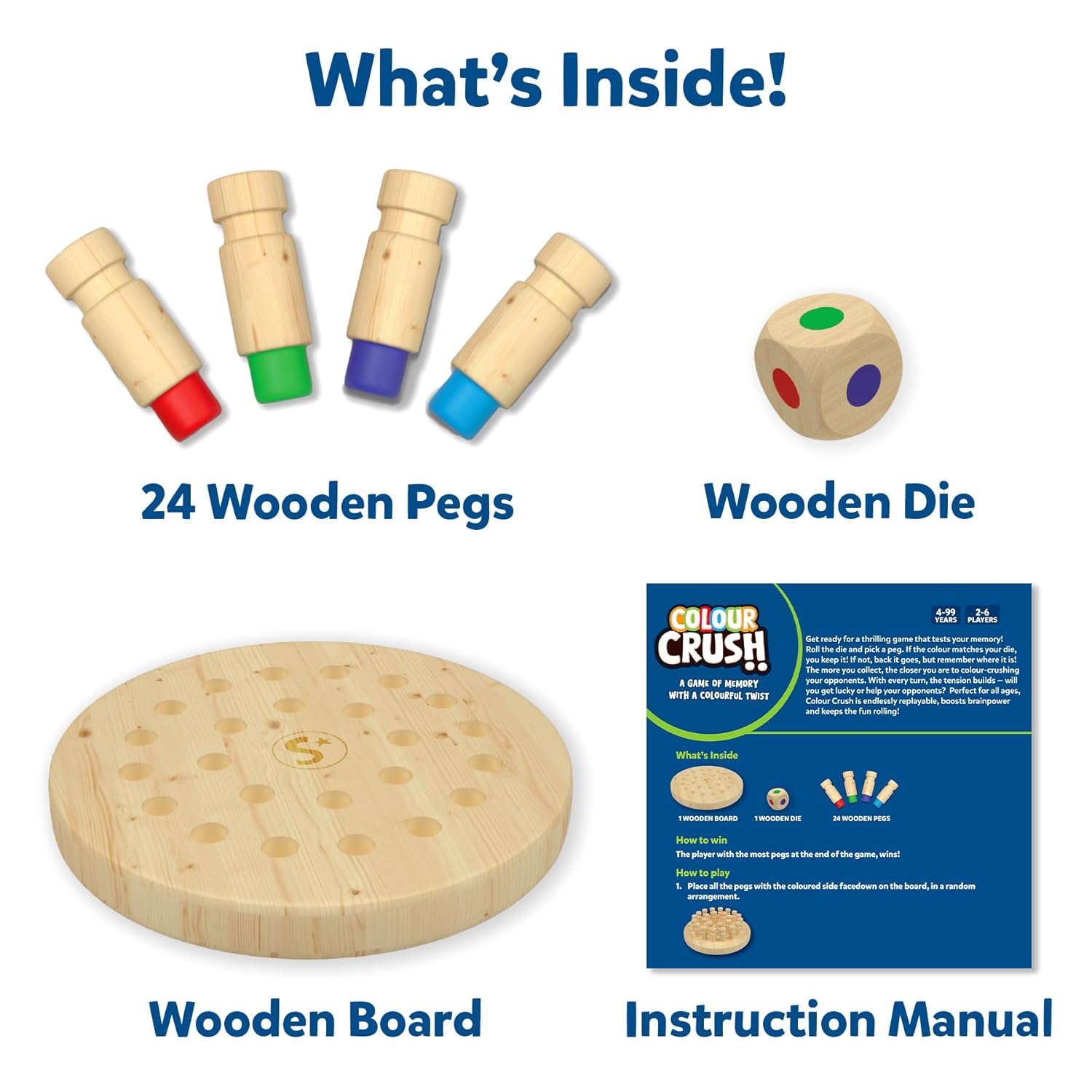 Skillmatics Colour Crush - Thrilling Memory Challenge, Fast-Paced Board & Travel Game For Ages 4+