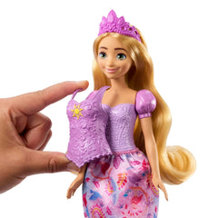Disney Princess 2-In-1 Stories Rapunzel Fashion Doll With 2 Snap-On Bodices, 2 Skirts & 9 Accessories For Kids Ages 3+