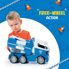 Funskool MOLTO Police Truck, Toy Truck, Nesting & Stackable Toy for Kids Ages 2 Years & Up