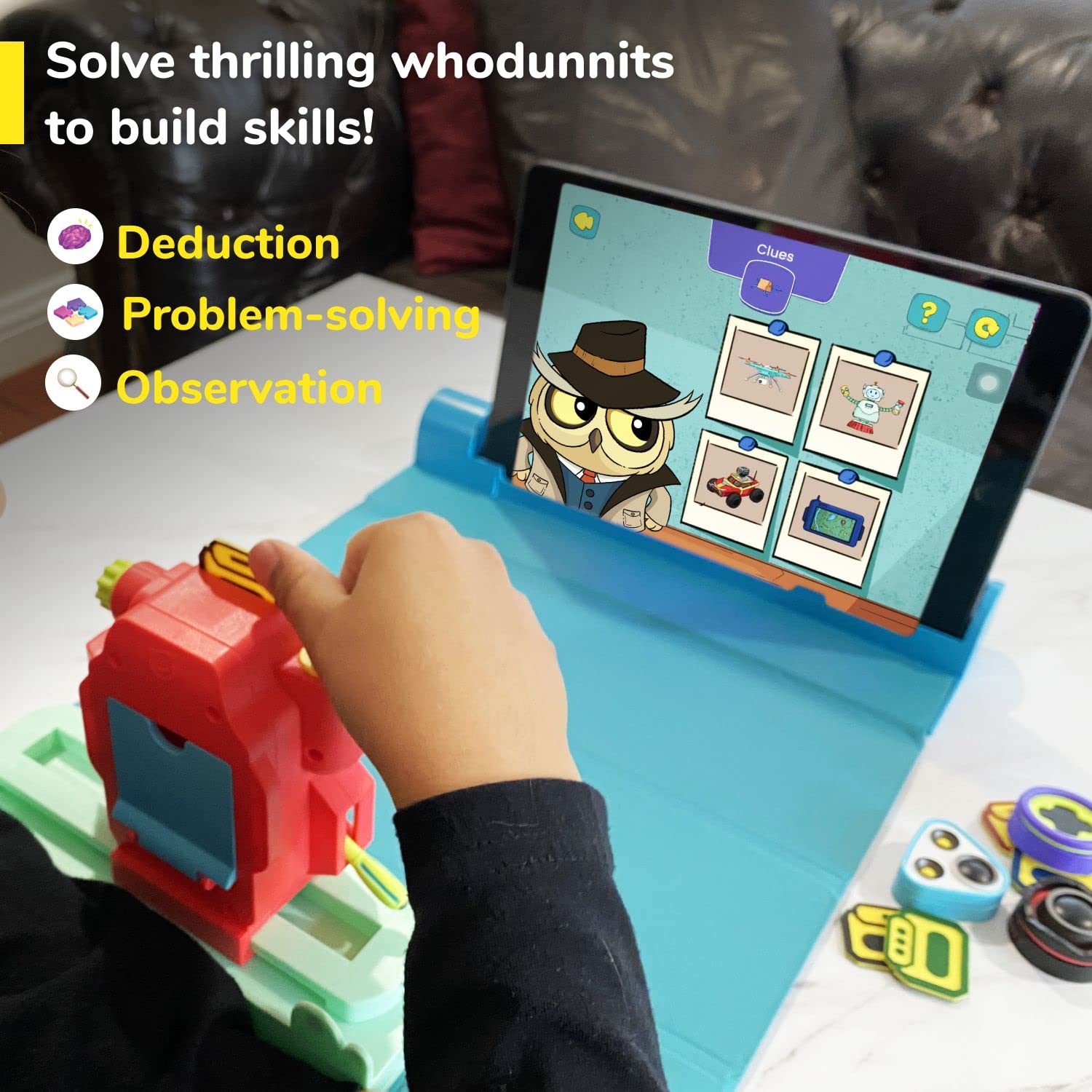 PlayShifu Plugo Detective - Interactive STEM Spy Kit for Kids Ages 4 Years & Up (App Based, Device Not Included)