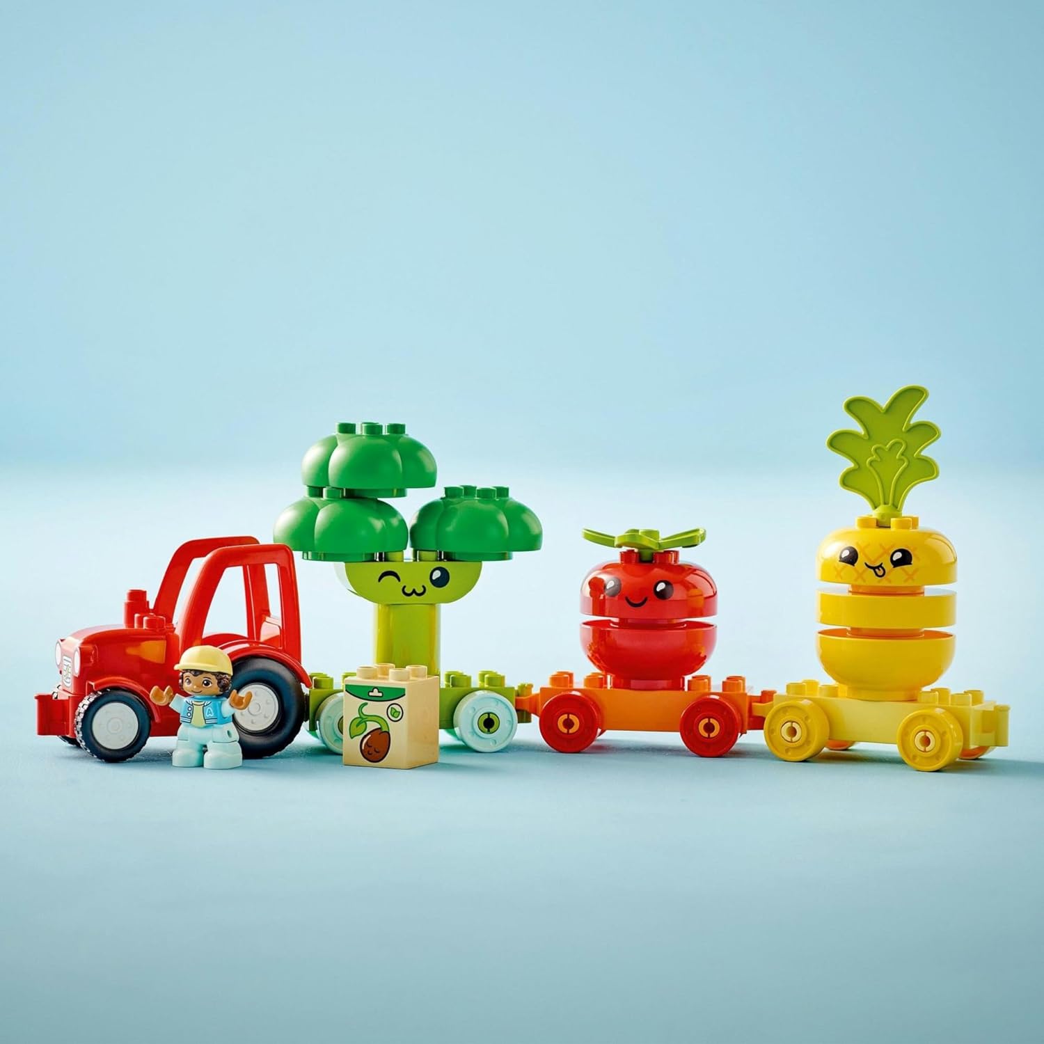 LEGO Duplo My First Fruit and Vegetable Tractor Building Kit for Ages 2+