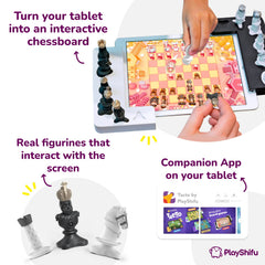 PlayShifu Tacto Chess - Interactive Chess Board Game for Kids Ages 6 Years & Up (Tablet Not Included)