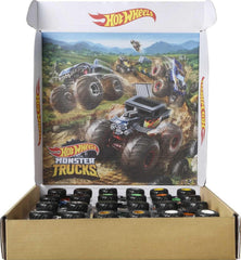 Hot Wheels Monster Trucks 1:64 Scale Set of 12 Die-Cast Toy Trucks for Kids and Collectors, Styles May Vary​
