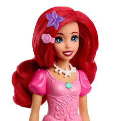 Disney Princess Ariel Fashion Doll in Signature Pink Dress and 9 Accessories Inspired by The Movie for Kids Ages 3+