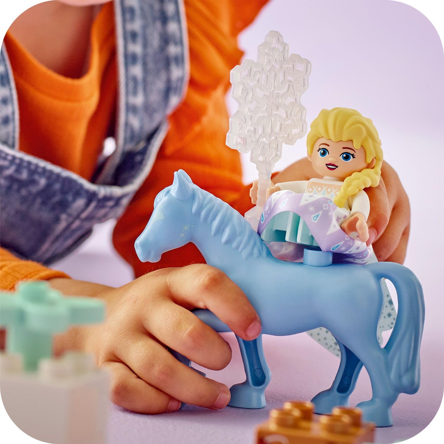 LEGO DUPLO Disney Elsa & Bruni in The Enchanted Forest Building Kit For Ages 2+