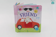 Booktopus Touch and Feel Board Book - You Are My Best Friend Sensory Book for Toddlers - Textured Baby Books for 4+