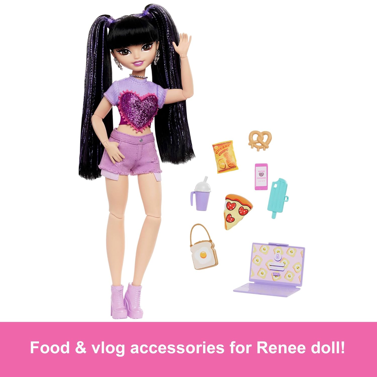 Barbie Dream Besties Renee Fashion Doll With Accessories For Kids Ages 4+