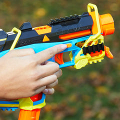 Nerf Rival Mirage XXIV-800 Blaster, 10 Nerf Rival Accu-Rounds, 2 Ways to Load, 8 Round Removable Magazine, Pump Action Priming, Gifts for Kids Ages 14+
